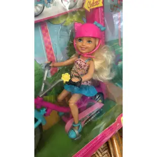 現貨 Barbie芭比 史基普與雀兒喜 姐妹雙人協力腳踏車組 Skipper Chelsea Barbie