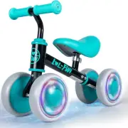 Baby Balance Bike for 1 Year Old Boys Girls Toy Birthday Gift Colorful Lighting