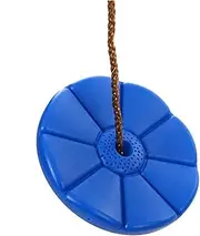 Outanaya Children's Outdoor Play Equipment Disc Swing Seat with Secure Rope Swing for Trees for Backyard Fun
