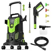 Upgraded 1750PSI Pressure Washer, 2.5GPM Portable Electric Power Washer with ...