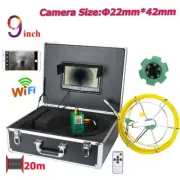 9" WiFi 22mm Industrial Pipe Sewer Inspection Video Camera LED Lights with APP