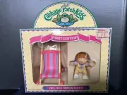 Cabbage Patch Kids Xavier Miniature Doll w/ pink purple Stroller NEW