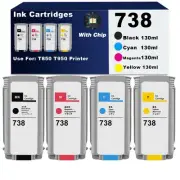 738 738xl Ink Cartridges Compatible with HP 738 Ink Cartridge for HP DesignJe...