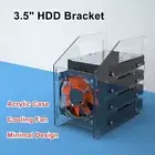 Disk Test Bench Case Bracket Rack DIY Enclosure Set Hard Drive 3.5" HDD Holder