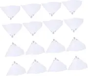 FUNOMOCYA 120PCS Oil Paint Filter Paper Multi Purpose Filtering Discs for Home Use Practical Paint Strainers White Mesh Paper for Painting and Art Projects