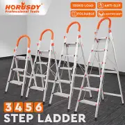 HORUSDY 3/4/5/6 Step Ladder Folding Aluminium Portable MultiPurpose Household