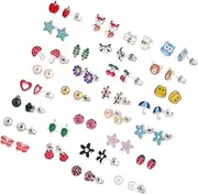 [TOGEVAL] Lovely Animal Earrings Set Pairs Stainless Steel Earrings for Women Boys and Girls Flat Back Design