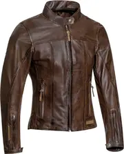 Ixon Crank Air, leather jacket women , color: Brown , size: 36