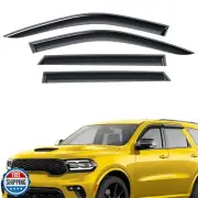 Extra Durable Window Deflectors Tape-On Window Visors Rain Guards Fit for Dod