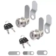 2 Set Cabinet Cam Locks with Keys 5/8 in Cylinder for RV Camper Drawer Tool Box.