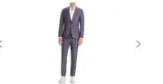 $795 Paul Smith Men's Soho Wool Mohair Extra Slim Fit Suit Jacket Only 40R yoc24