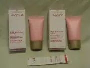 Clarins Multi-Active Jour SPF 20 Anti-Oxidant Day Cream 2x Travel Sz Tubes NIB