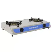 Companion 2 Iron Burner Wok Cooker Stove Stainless Steel Piezo Ignition New