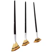 3 Pcs Stencil Drawing Brush Gouache Brushes Acrylic Painting Brushes