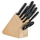 Victorinox 9pc Kitchen Knife Block Set Knives Cutlery 9 Piece