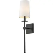 Z-Lite 811-1S-MB Camila 1 Light 5.5 inch Matte Black Wall Sconce Wall Light