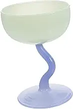 CRILSTYLEO Glass Footed Ice Cup Mini Dessert Bowl Snack Cup for Biscuits Milk Parties
