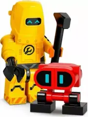 LEGO Minifigures Series 22 Minifig 71032 CMF ( YELLOW ROBOT INVENTOR ) Authentic