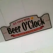 Beer O'Clock 3-D Wall Sign