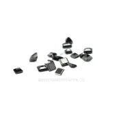 Princess shape Black color Natural Loose 2.40 Ct. Diamond for Jewelry