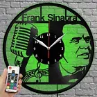 LED Clock Frank Sinatra Vinyl Record Wall Clock Led Light Wall Clock 2297