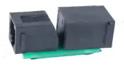 NCE 235 8 wire adapter, converts 6 wire RJ12 NCE cab bus to 8 wire CAT 5 RJ45
