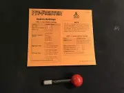 ATARI Pit Fighter Upright Arcade Back Door Sheet New.