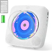CD Player Portable: CD Players for Home Bluetooth 1800Mah Rechargeable Desktop