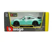Bburago 1:24 Porsche 911 GT3 Green Diecast Model Car 18-21104 New In Box