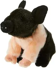 Living Nature Soft Toy - Plush Farm Animal, Piglet (20cm) - Realistic Soft Toys with Educational Fact Tags