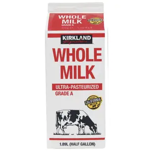 岡山面交好市多 鮮奶牛奶 Kirkland Signature 科克蘭全脂鮮乳 1.89公升