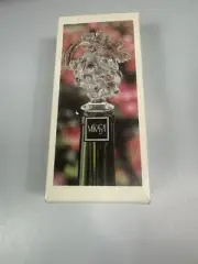 MIKASA LEAD CRYSTAL WINE BOTTLE STOPPER GRAPES FRUIT COLLECTION