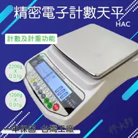 在飛比找蝦皮購物優惠-【秤大師】HAC-精密電子計數秤 天平 1200g 2200