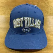 Abercrombie & Fitch West Village NYC Snapback Hat OSFM Adjustable Blue H37