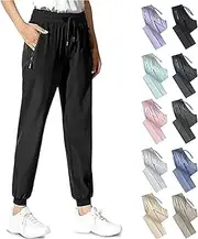 [axodsnl] Beeswan Ultra Stretch Quick Drying Pants for Women - Lightweight Breathable Active Wear for Outdoor Sports, Hiking, and Everyday Use