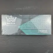 Dierya DK98SE Wired Gaming Mechanical Keyboard White Blue Switch New Sealed
