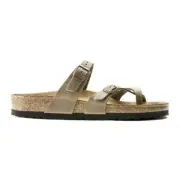 Birkenstock Mayari Oiled Leather Sandals - Regular Unisex Men's Women's - Tabacc