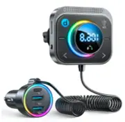 Car Bluetooth FM Transmitter Adapter MP3 Player Handsfree Fast Charger Modulator