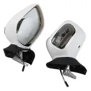 Rear View Mirrors Smoke Lens Led Turn Signals Fit For Honda Goldwing 1800 F6b 13-17 15 16 Black/white/chrome