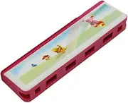 Harmonica Plastic Diatonic Harmonica with 4 Holes 8 Notes Musical Instrument Toy for Boys Girls 1 PCS Red 1pcs