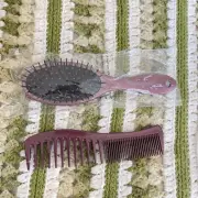 Keranique Anti-breakage Brush Volumizing and Detangling Hair Wide Tooth Comb NEW