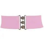 Hell Bunny Elastic Waist Cinch Belt - Pink