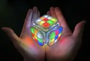 eX-Mars TOKTOK CUBE 3x3x 3, Digital LED AI Puzzle - PLAY - LEARN - CONNECT
