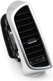 AC Air Conditioning Vent Outlet Car Front Rear Air Vent Center Left Right AC Vent Grille Complete Assembly,for Porsche,for Cayenne 7P5 2010 2011 2012 2013 2014-2017 7P5819727E 7P5819728E(Silver Midd