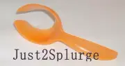 Tupperware Egg Scoop Lifter Spoon Gadget Easter Eggs Brand New Sheer Orange