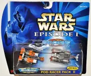 Star Wars EP1 Micro Machines Die Cast Sebulba & Holdfast Pod Racer Pack 2 New