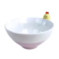 在飛比找momo購物網優惠-【小禮堂】角落生物 炸蝦 造型陶瓷碗 火鍋碗 飯碗 湯碗 《