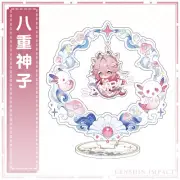 Genshin Impact Yae Miko Cartoon Desktop Acrylic Collect Cosplay Standing Sign