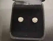 Bella Luce Eterno Zirconia from Swarovski Rose Gold over 925 Stud Earrings JTV