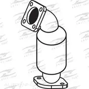 Redback Manifold Cat Converter to suit Holden Colorado Rd 4JJ1-TC 07/08 - 05/12 Dump Pipe With Cat - C2843